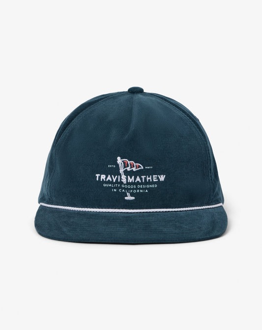 One For The Money Snapback Hat Mood Indigo/Vintage Indigo | Travis Mathew