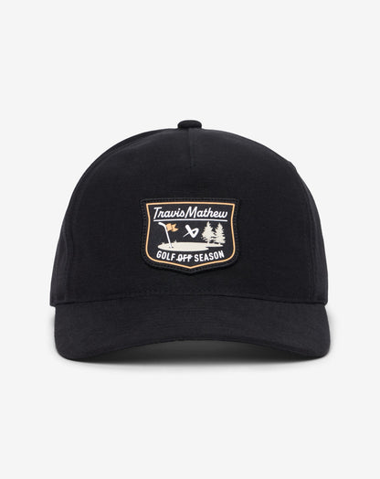 Lucky Shot Snapback Hat Black | Travis Mathew