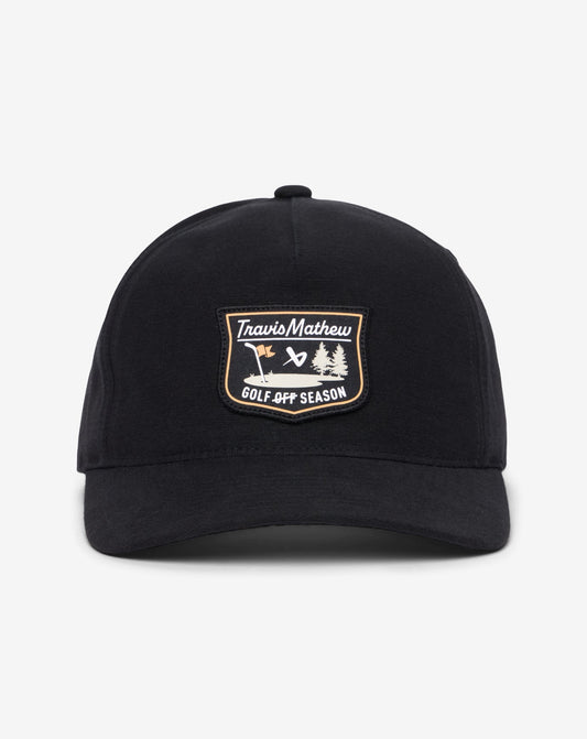 Lucky Shot Snapback Hat Black | Travis Mathew