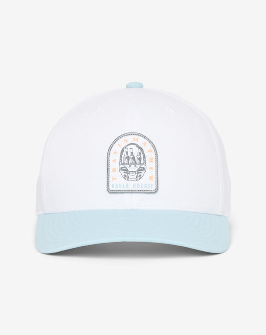 Glove Save Snapback Hat White | Travis Mathew