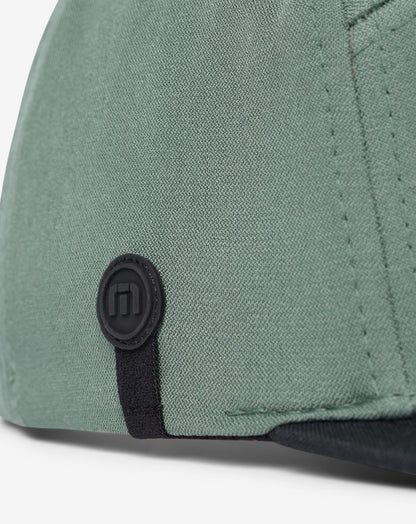 False Start Snapback Hat Balsam Green | Travis Mathew