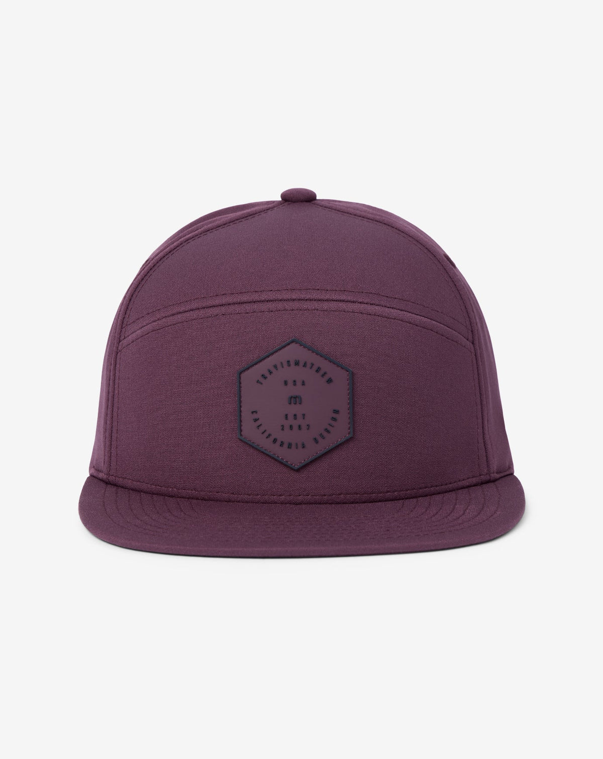 Triple Threat Snapback Hat Mauve Wine | Travis Mathew
