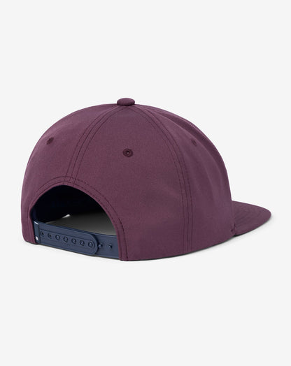 Triple Threat Snapback Hat Mauve Wine | Travis Mathew