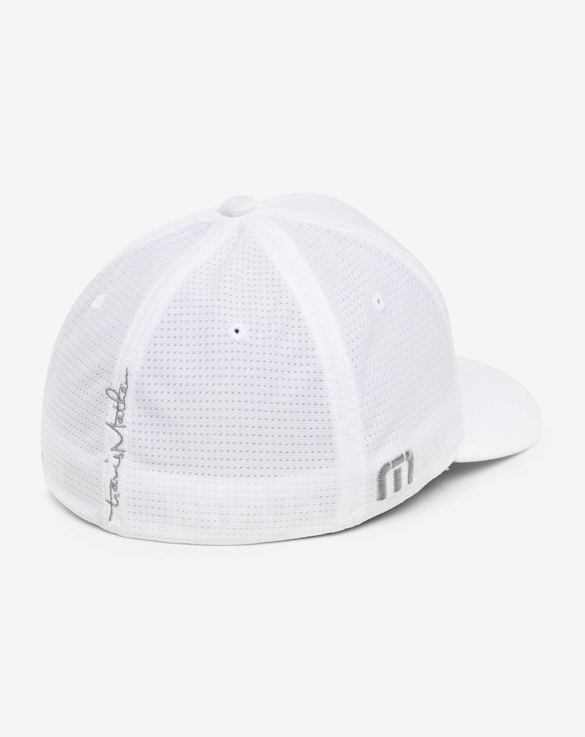Nassau Fitted Hat White | Travis Mathew
