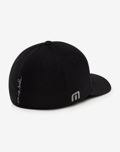 Nassau Fitted Hat Black | Travis Mathew