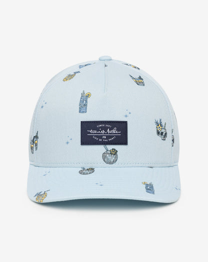 Paradise Cove Fitted Hat Dream Blue | Travis Mathew