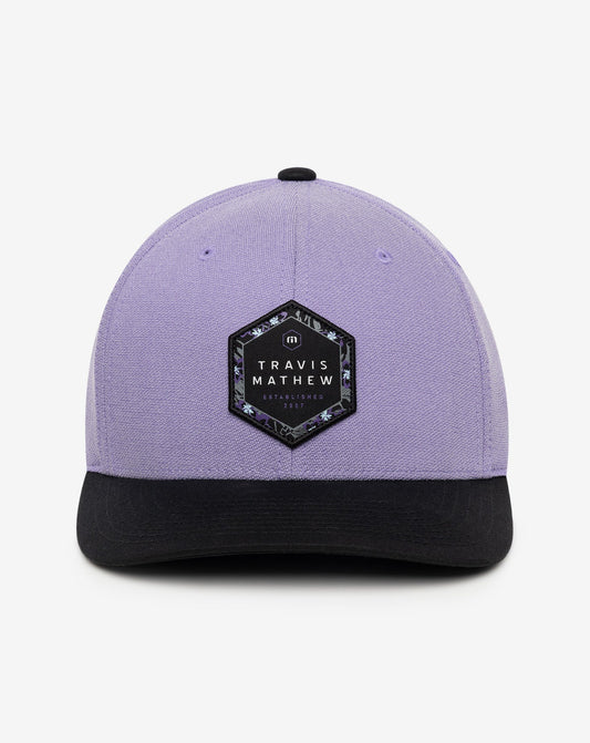 Tall Bamboo Fitted Hat Heather Imperial | Travis Mathew