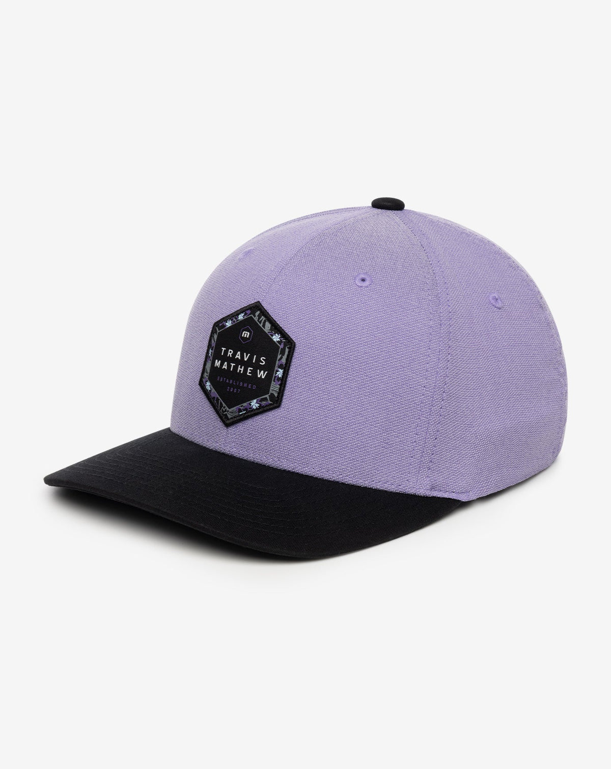 Tall Bamboo Fitted Hat Heather Imperial | Travis Mathew