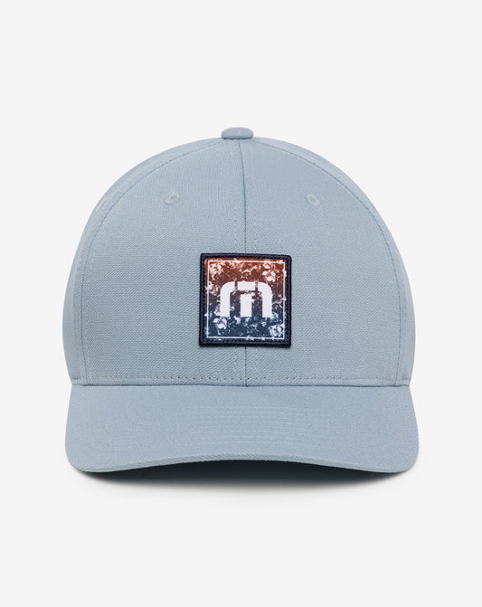 Table For Two Fitted Hat Heather Ash Blue | Travis Mathew