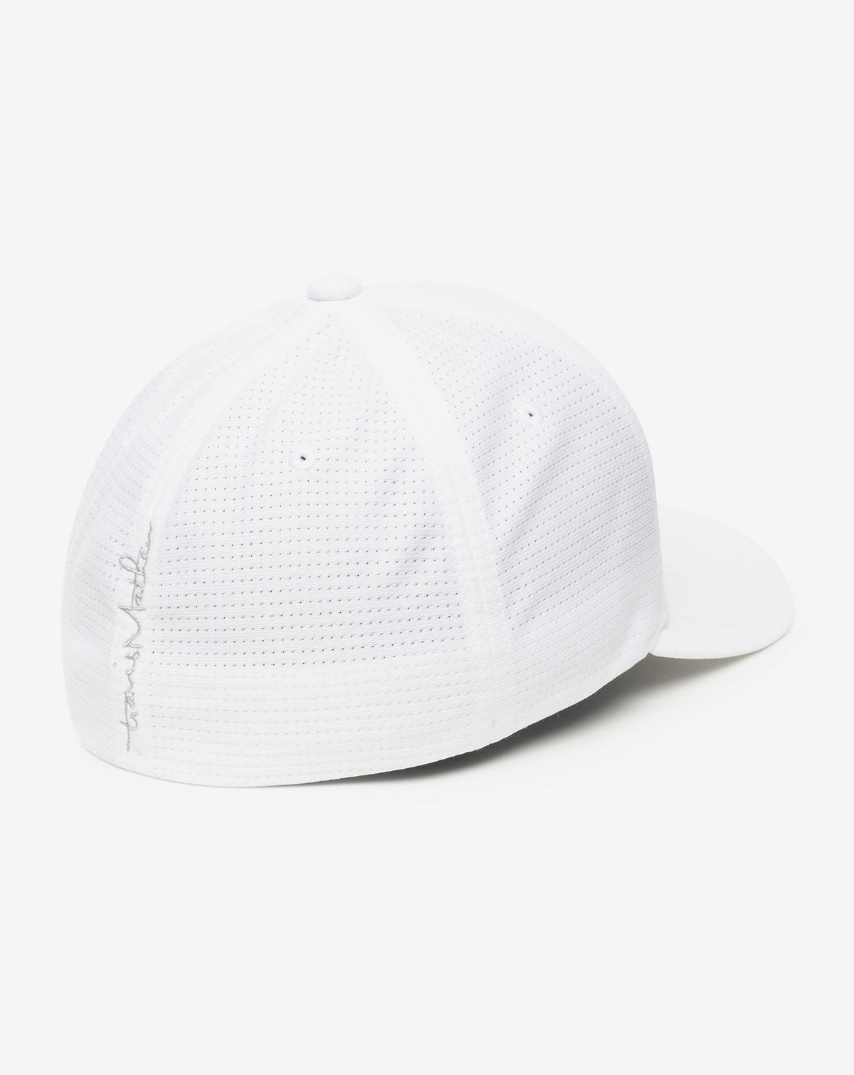 Hop Boulders Fitted Hat White | Travis Mathew