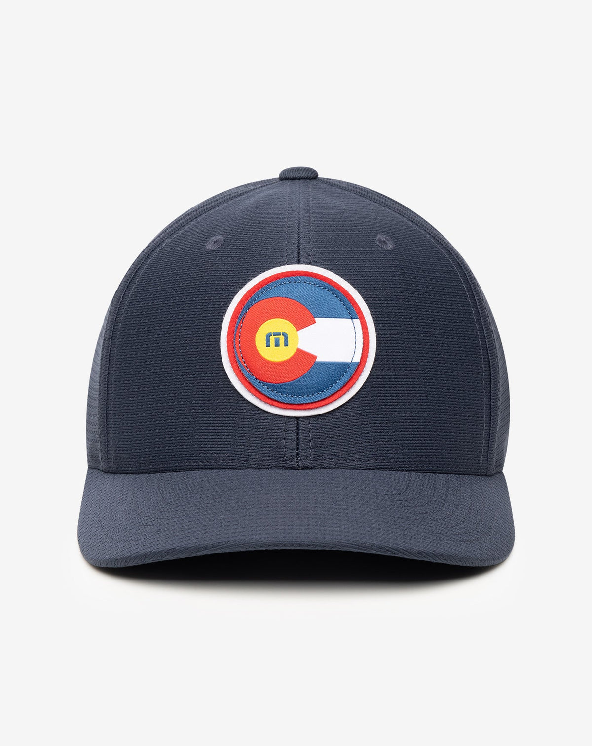 Hop Boulders Fitted Hat Navy | Travis Mathew