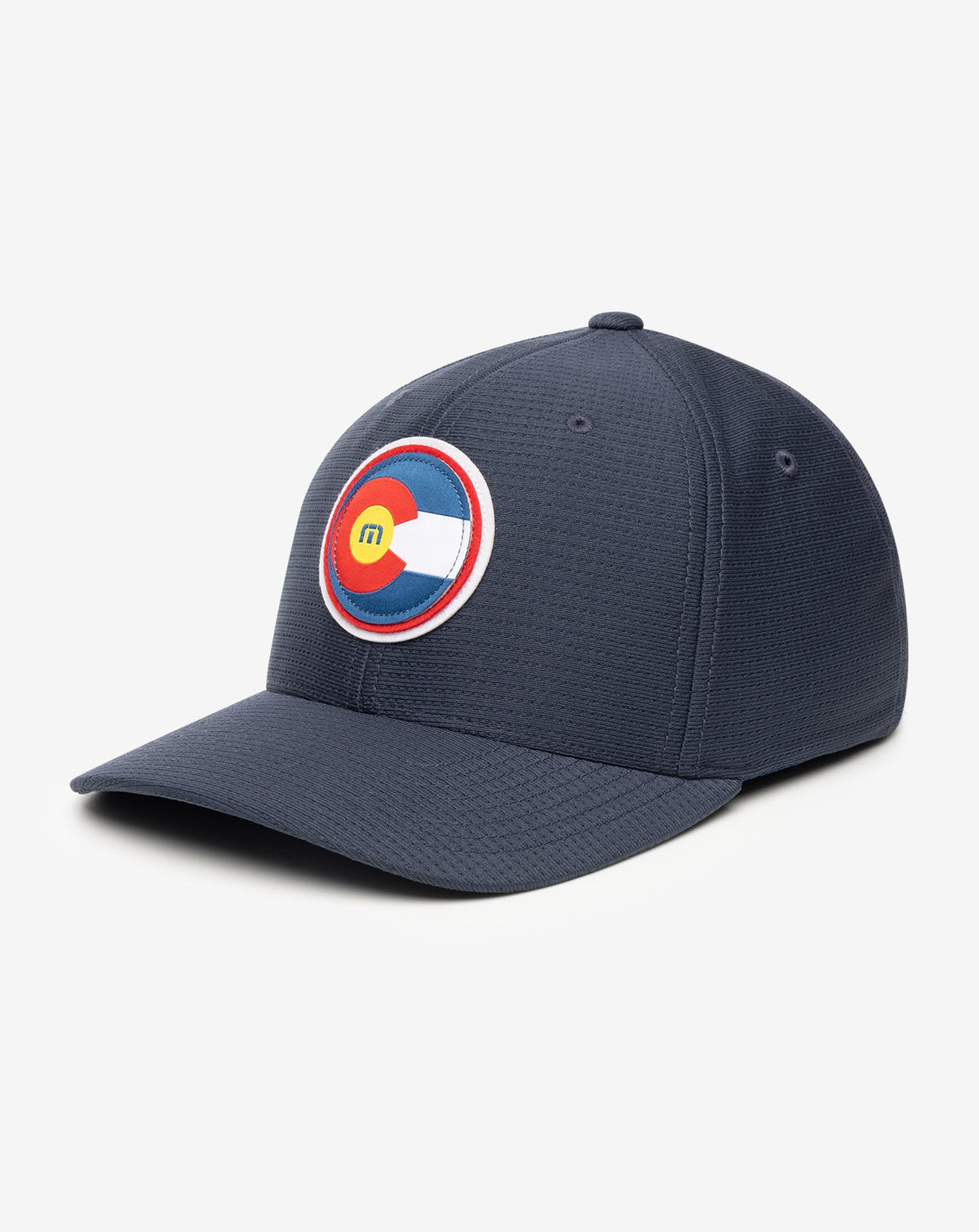 Hop Boulders Fitted Hat Navy | Travis Mathew