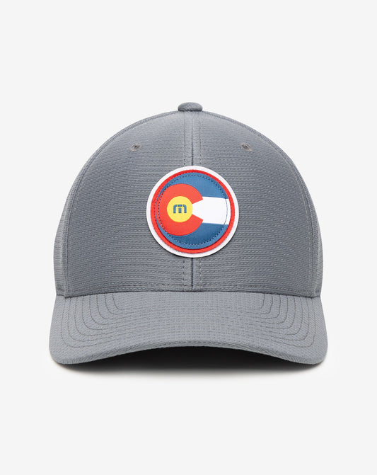 Hop Boulders Fitted Hat Grey | Travis Mathew