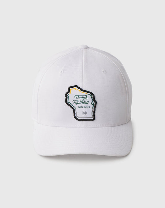 Pavilion Fitted Hat White | Travis Mathew
