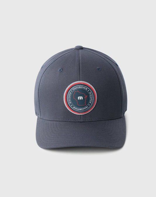 Vernon Fitted Hat Blue Nights | Travis Mathew