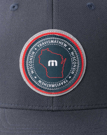 Vernon Fitted Hat Blue Nights | Travis Mathew