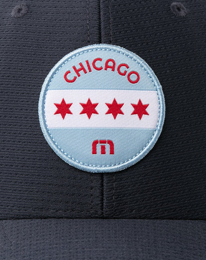 Wonder City Fitted Hat Navy | Travis Mathew