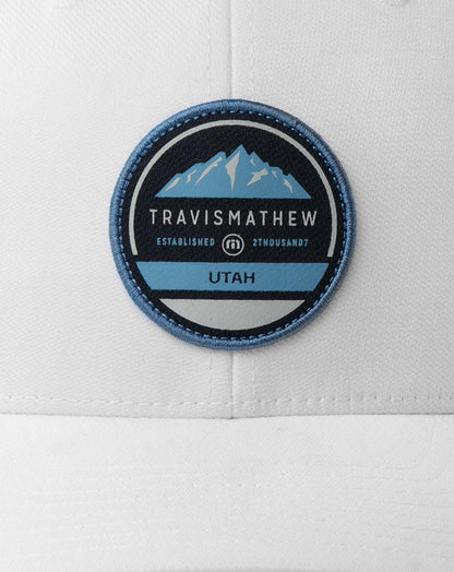Bighorn Fitted Hat White | Travis Mathew
