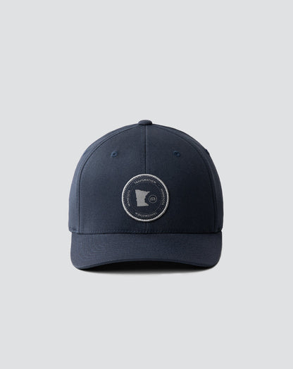 Oh For Sure Fitted Hat Blue Nights | Travis Mathew