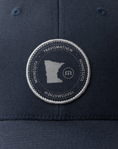 Oh For Sure Fitted Hat Blue Nights | Travis Mathew