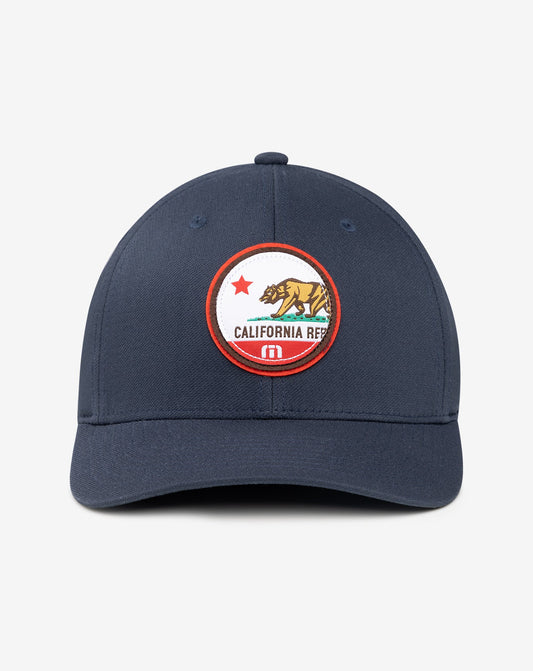 Cali Patch 3.0 Fitted Hat Blue Nights | Travis Mathew
