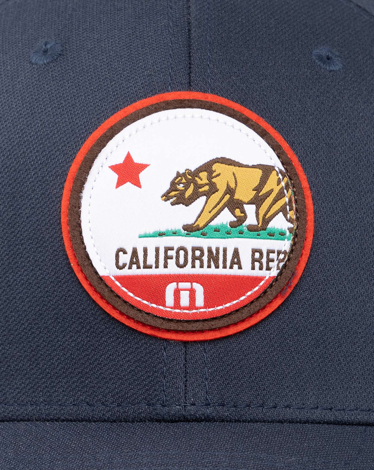 Cali Patch 3.0 Fitted Hat Blue Nights | Travis Mathew