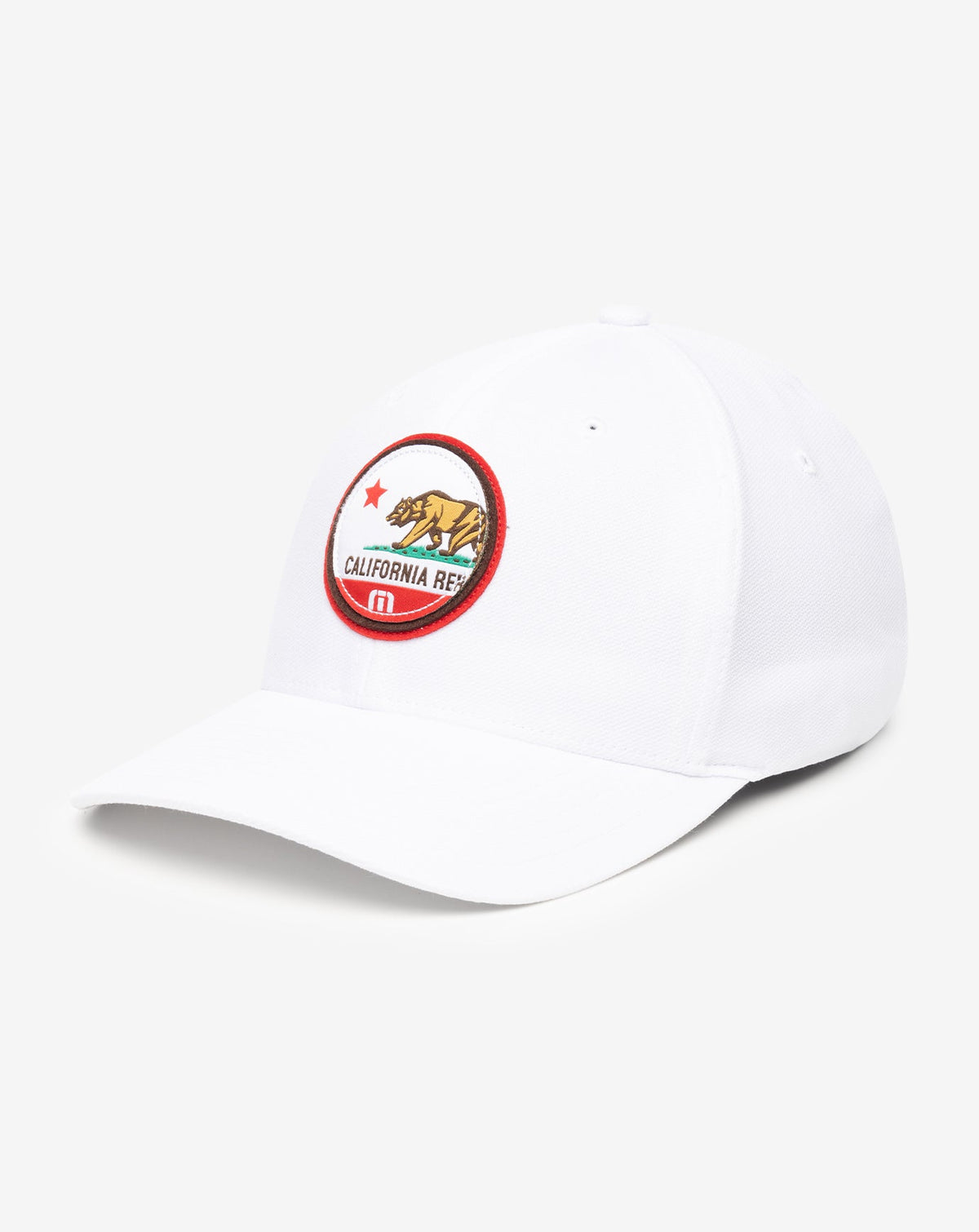 Cali Patch 3.0 Fitted Hat White | Travis Mathew