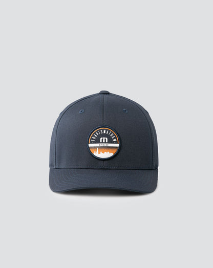 Lincoln Park Fitted Hat Blue Nights | Travis Mathew