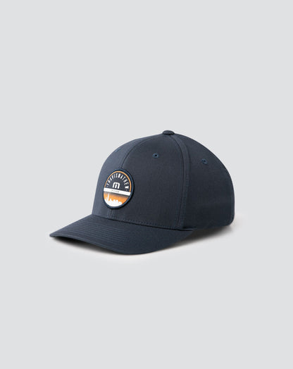 Lincoln Park Fitted Hat Blue Nights | Travis Mathew