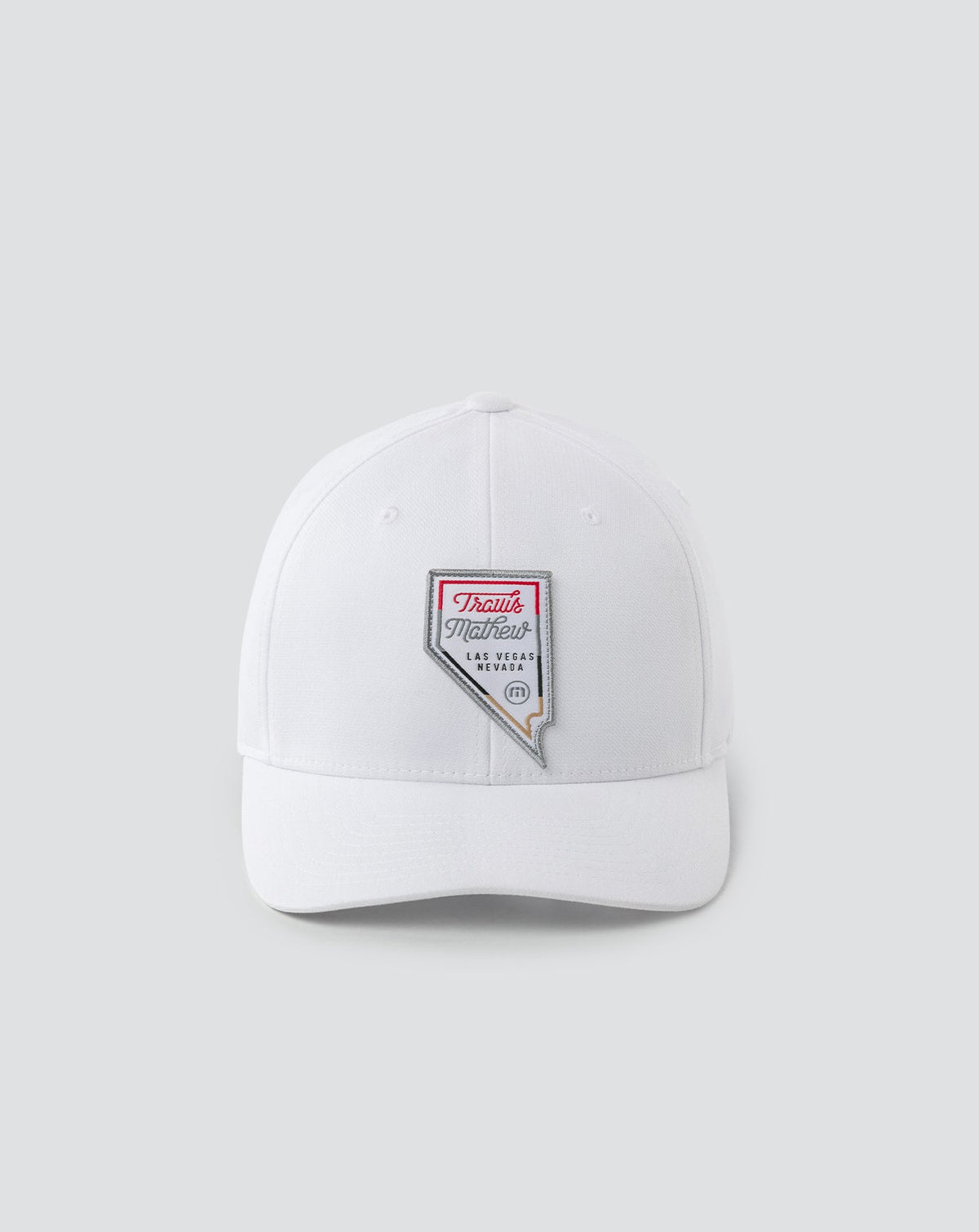 Interstate 15 Fitted Hat White | Travis Mathew