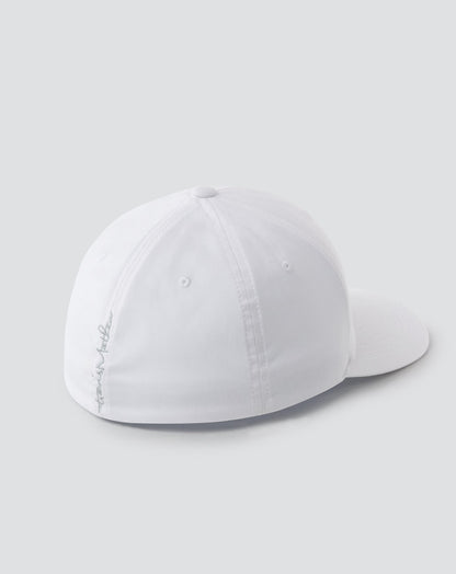 Interstate 15 Fitted Hat White | Travis Mathew