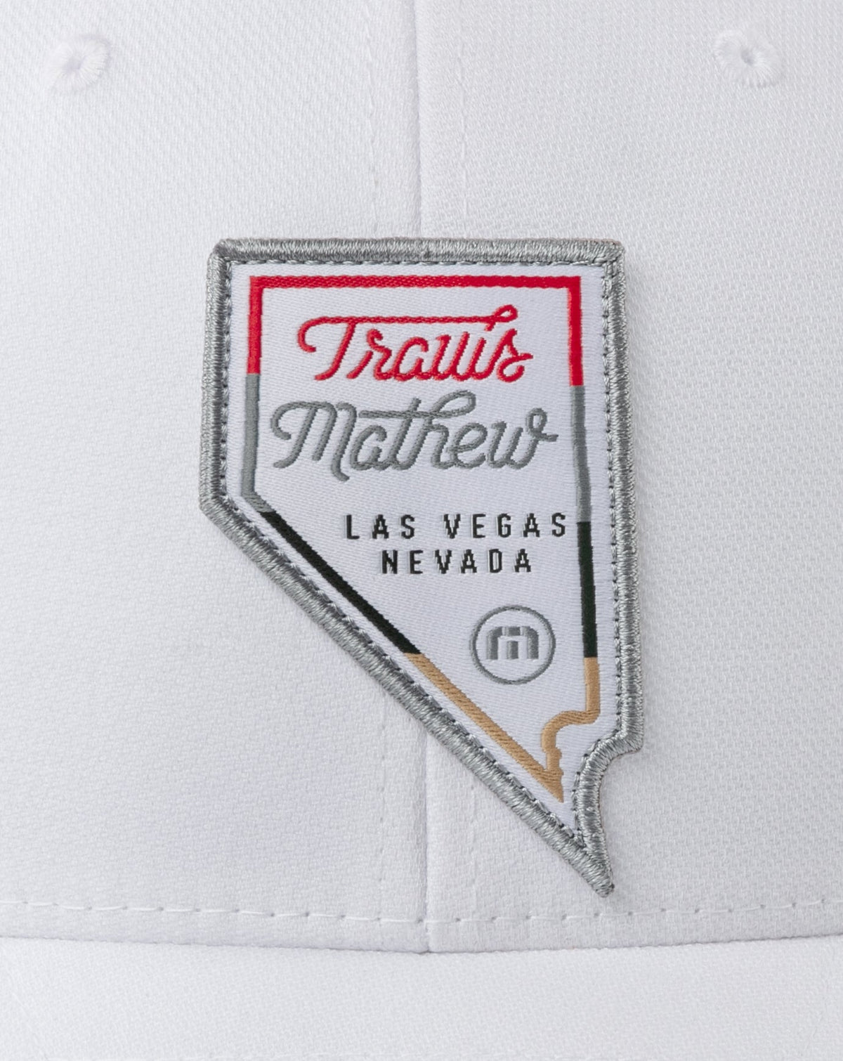 Interstate 15 Fitted Hat White | Travis Mathew