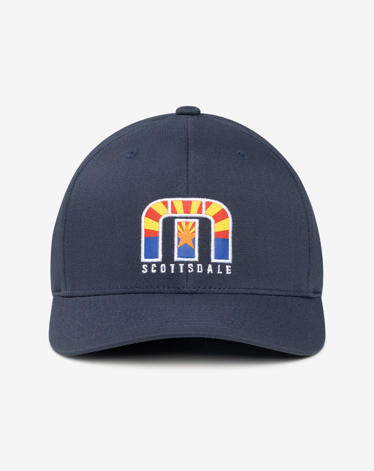 Angels Window Fitted Hat Blue Nights | Travis Mathew