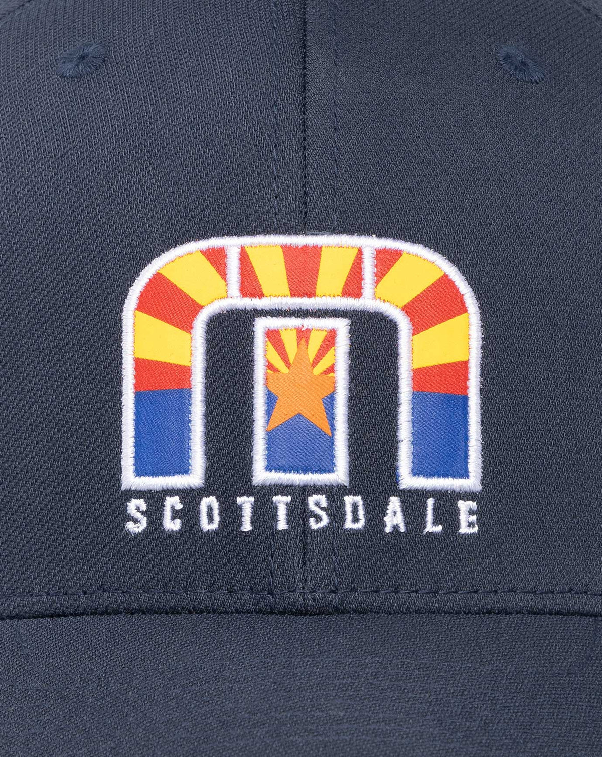 Angels Window Fitted Hat Blue Nights | Travis Mathew