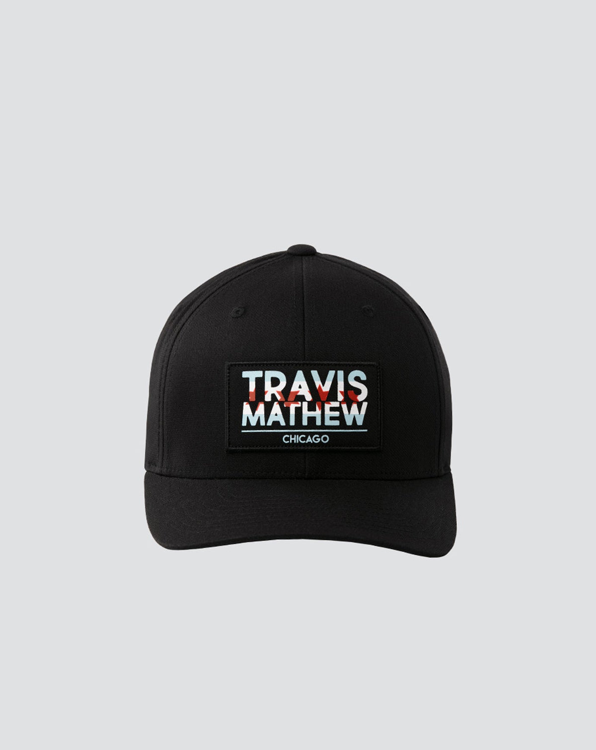 Bulls Take The Court Fitted Hat Black | Travis Mathew