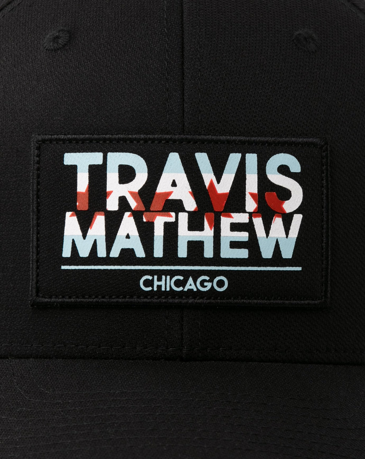 Bulls Take The Court Fitted Hat Black | Travis Mathew
