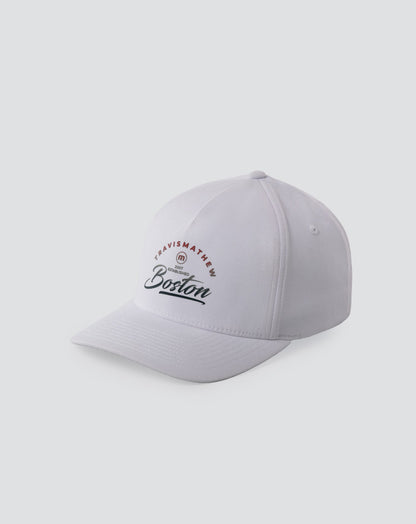 Beacon Hill Fitted Hat White | Travis Mathew