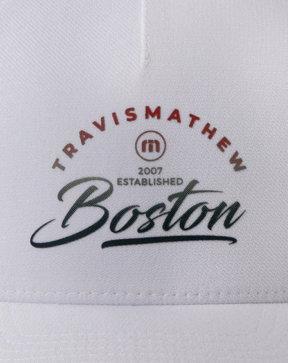 Beacon Hill Fitted Hat White | Travis Mathew