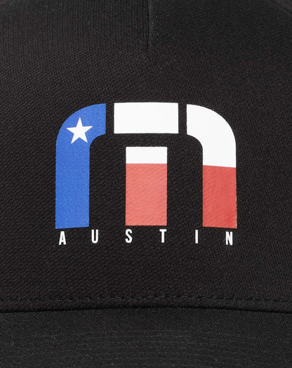 Lets Line Dance Austin Fitted Hat Black | Travis Mathew