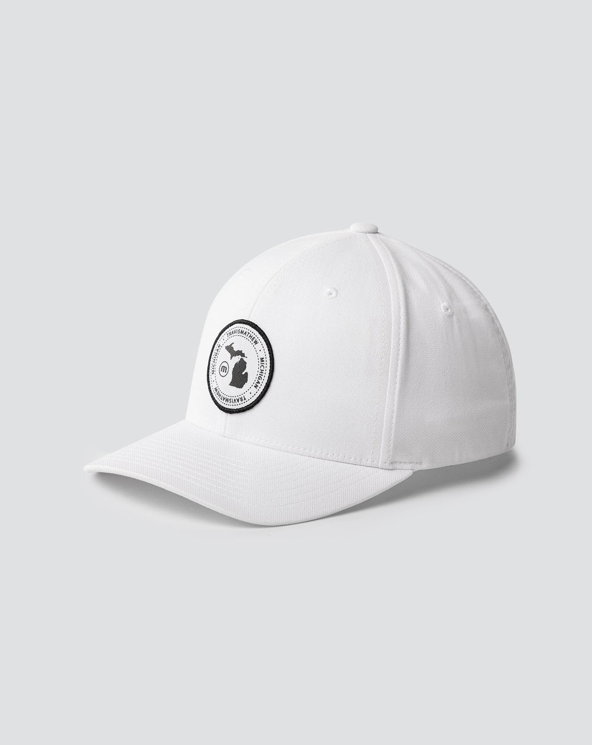 Sunset Clap Fitted Hat White | Travis Mathew