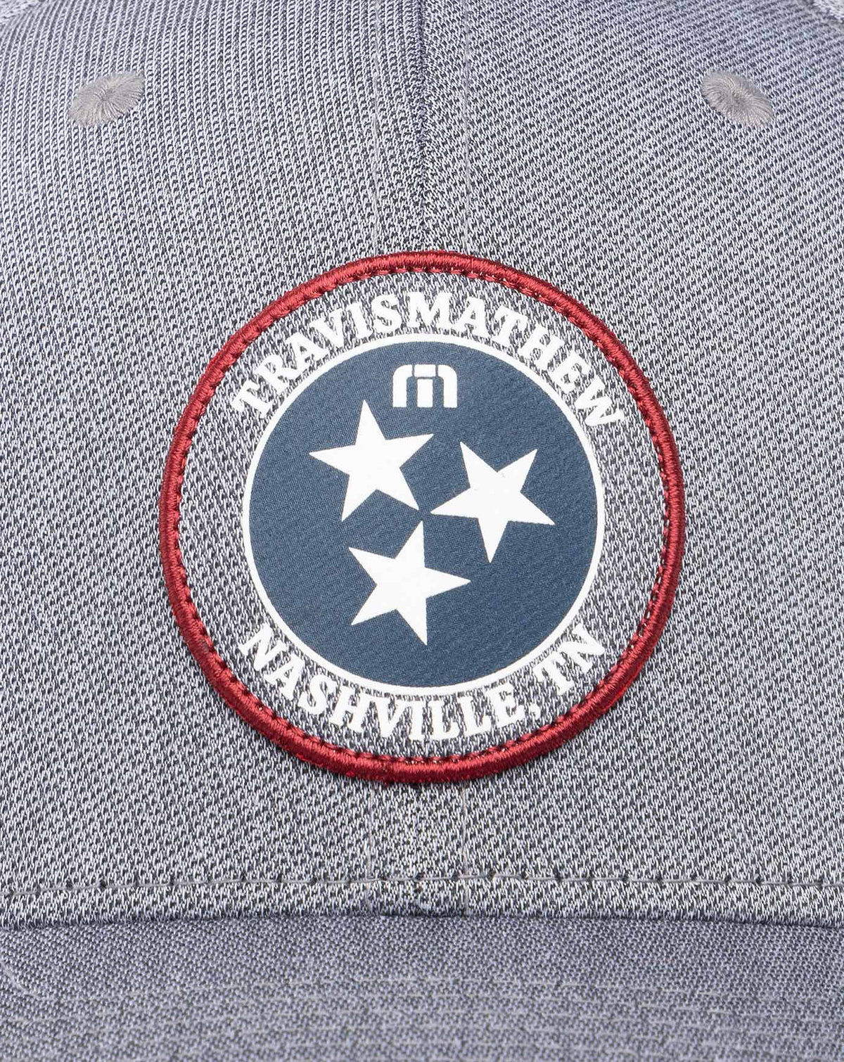 Whiskey Neat Fitted Hat Heather Quiet Shade | Travis Mathew