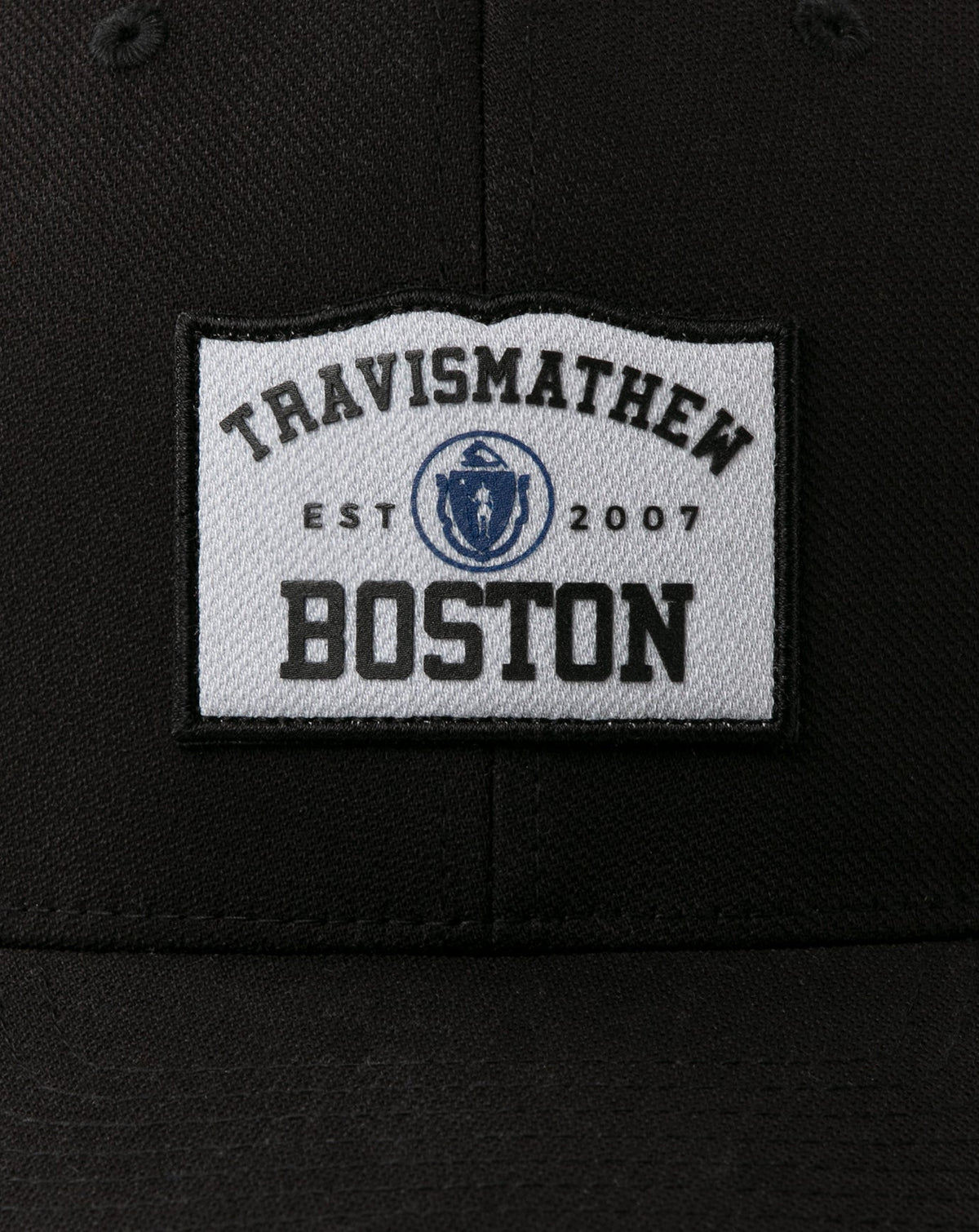 Boylston Fitted Hat Black | Travis Mathew