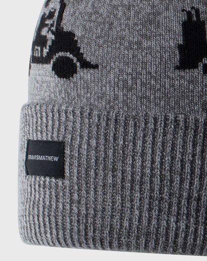 Swingles Beanie Heather Grey | Travis Mathew