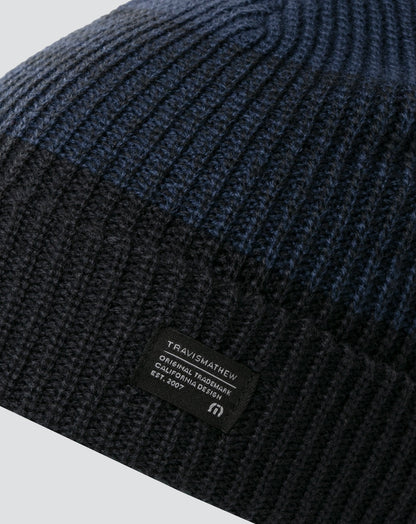 Prevailing Winds Beanie Blue Nights | Travis Mathew