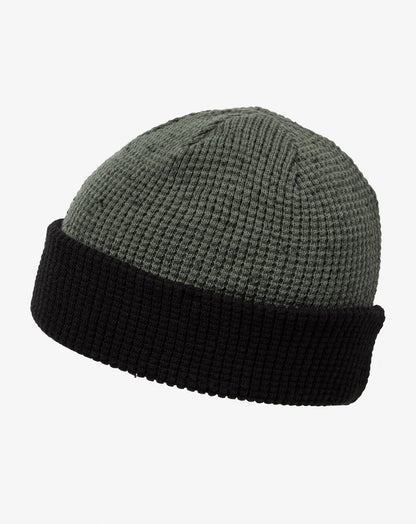 Cloud Waffle Beanie Dark Olive | Travis Mathew