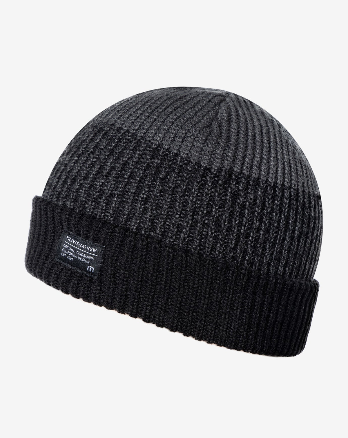 Prevailing Winds Beanie Heather Black | Travis Mathew
