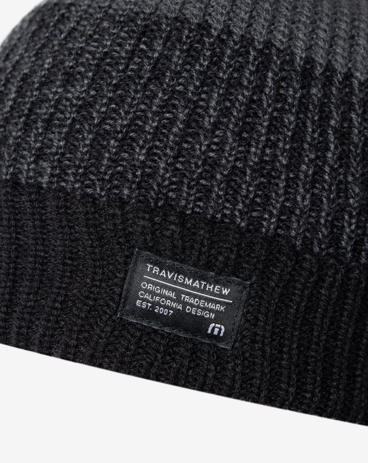 Prevailing Winds Beanie Heather Black | Travis Mathew