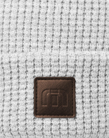 Cloud Waffle Beanie Heather Grey | Travis Mathew