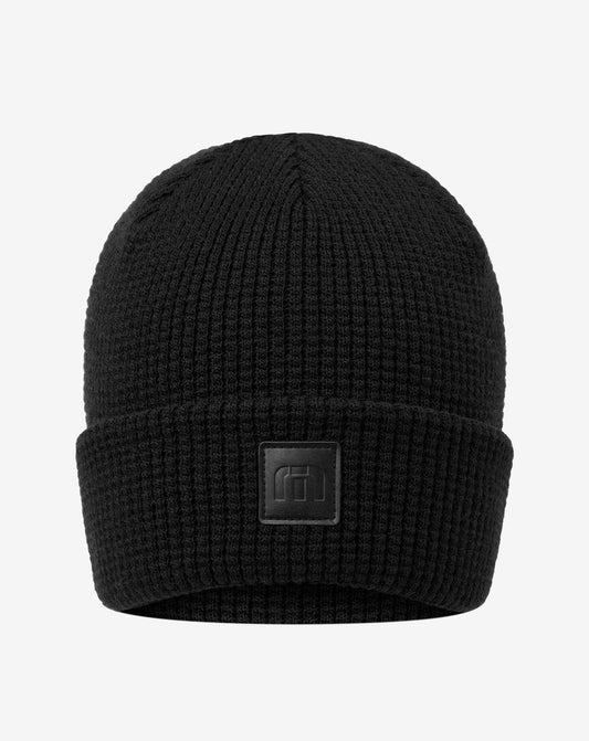 Cloud Waffle Beanie Black | Travis Mathew
