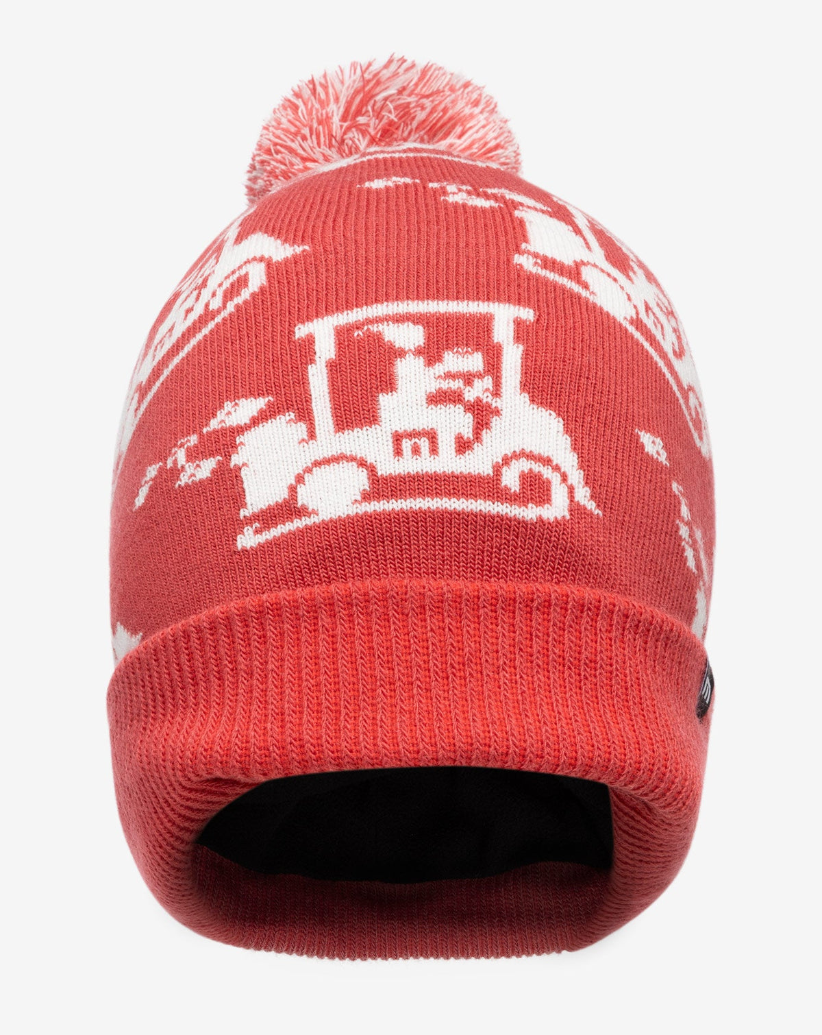 Home Soon Beanie Red | Travis Mathew
